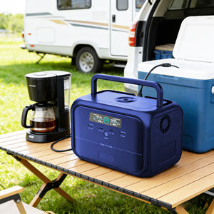 Station d'alimentation portable 300W, générateur solaire 288Wh, batterie lithium de secours pour extérieur avec chargeur sans fil - Product Image 1