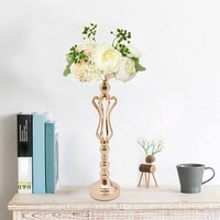 Nouveau modèle de support métallique polyvalent pour la décoration de mariage, de fête et de la maison, articles de décoration, lanternes, centres de table, porte-bougies, supports à fleurs