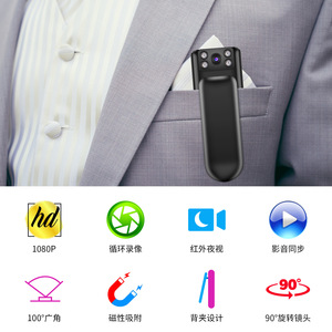 M6 Clip On <b>Camera</b> 8MP Night Vision Portable Law Enforcement Device - Product Image 2