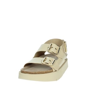 Sandali con tacco da donna Beige con cinturino alla caviglia G104213 con tacco e plateau con zeppa a punta quadrata alla moda - Product Image 6
