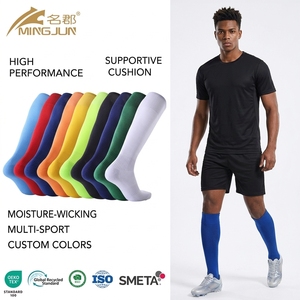 Men Women Custom Sports Soccer <strong>Socks</strong> Pure Color Professional Football Breathable Knee-High Running <strong>Training</strong> Long Stocking <strong>Sock</strong> - Product Image 1