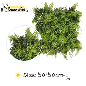 50*50cm mô phỏng cao ba chiều màu xanh lá cây mô phỏng nhà máy Tường phong phú trang trí nhân tạo mô phỏng nhà máy đẹp - Product Image 3