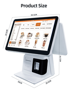 Dual-màn hình tiền mặt đăng ký 15.6 + 11.6 inch POS hệ thống sản xuất tại Trung Quốc tiền mặt đăng ký hoàn chỉnh POS thiết bị hệ thống POS - Product Image 3