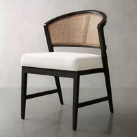 Chaise de bar en bois massif de style américain - Chaise de comptoir haut de gamme pour hôtel