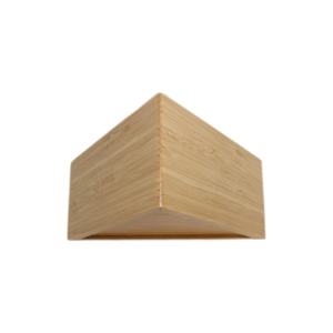 피라미드 피크 대나무 반려동물 화장 유골함, 개와 고양이를 위한 나무 기념품 유골함, 가정 장식용 장식 유골함 - Product Image 6