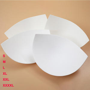 衣料品＆加工アクセサリー 多サイズ対応 保護スポーツブラインサート ハードホワイトハーフブラカップ - Product Image 1