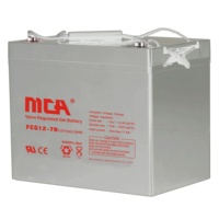 Batterie Gel Plomb-Acide 12V 70Ah à Vente Chaude pour Stockage Solaire, Onduleurs, Appareils Électroménagers, Éclairage, Voitures de Golf, Outils Électriques, Bateaux et Jouets