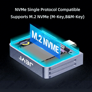 Boîtier <span class=keywords><strong>SSD</strong></span> NVMe JEYI 2230 M.2 USB 3.2 10 Gbps en aluminium avec couvercle magnétique, branchement direct Type C - Product Image 4