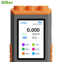 Analyseur de qualité de l'eau multi-paramètres portable pour laboratoire, testeur de conductivité, TDS, salinité, détection de température SUNHOT DEC10