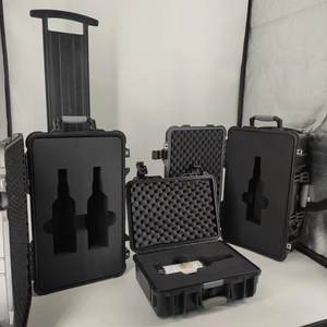 DPC112 Chariot de protection en plastique dur de haute qualité pour le stockage du vin avec <span class=keywords><strong>2</strong></span> fentes - Product Image 1