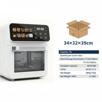 Nouvel Arrivage Friteuse à Air Numérique 10L Intelligente avec Fenêtre Visible, Réglage Automatique du Temps et de la Température, Friteuse Carrée, Freidoras De Aire