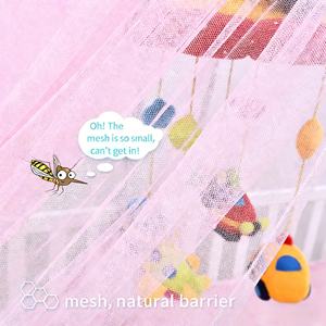 Moustiquaire de berceau avec ouverture de <span class=keywords><strong>porte</strong></span>, style princesse, unisexe, style cour, forme de yourte, moustiquaire universelle - Product Image 4