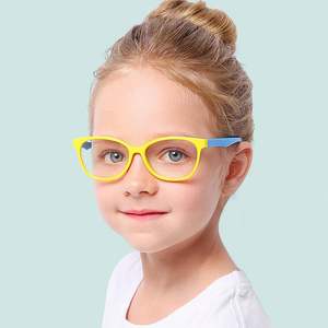 Gafas de Computadora con Bloqueo de Luz Azul UV400, Diseño Color Block, Venta al Por Mayor, Logotipo Personalizado, Moda para Niños - Product Image 3