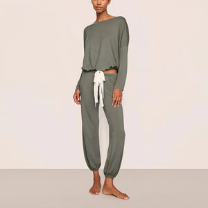 Модальные женские пижамы для сна, одежда из модала и спандекса, экологичная ночная одежда для женщин, домашняя одежда для отдыха - Product Image 6