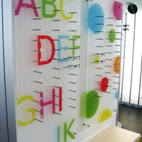 Présentoir de lunettes personnalisé support mural pour lunettes panneau d'affichage en acrylique montage facile