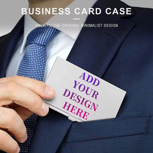 Tarjetero de Aluminio Personalizado con Logotipo, Porta Tarjetas de Crédito para Oficina de Abogados, Regalo Promocional Empresarial, Porta Tarjetas con Logotipo Personalizado - Product Image 4
