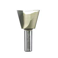 Bit Router Pemotong Keras Karbida TUOKE Laris Manis, Kekerasan Tinggi untuk Peralatan Pertukangan Kayu 0306 Dovetail Bit ARDEN OEM CNC 45HRC
