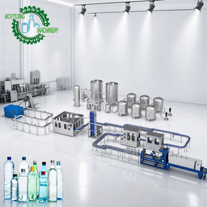 Wartungsarme 20000BPH Komplette Abfüllanlage für Flaschenwasser mit RO-System und Linearer Folienverpackungsmaschine - Product Image 1