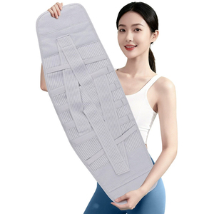 Ceinture lombaire de 33 cm de large en gros - Attelle dorsale à double compression avec plaques en acier pour le sport et la protection lombaire - Product Image 1