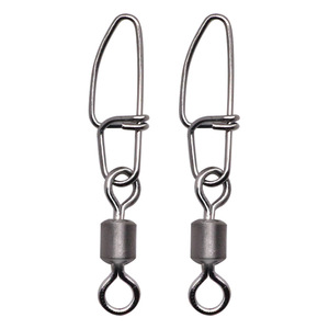 Conector Giratorio <span class=keywords><strong>de</strong></span> Acero Inoxidable con Cierre <span class=keywords><strong>de</strong></span> Seguridad para <span class=keywords><strong>Pesca</strong></span> <span class=keywords><strong>de</strong></span> Carpa, en Oferta - Product Image 2