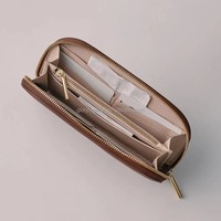 Dompet Kartu Kredit Kulit PU Model Resleting Logo Kustom untuk Wanita, Dompet Panjang