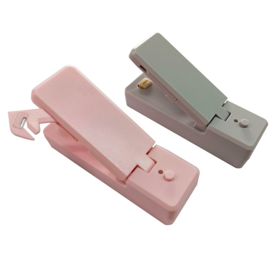 USB перезаряжаемый портативный мини-вакуумный упаковщик пищевых мешков с резаком