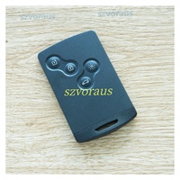 Carte intelligente à 4 boutons Szvoraus Ren sans logo pour Renault Clio IV 2012 - 2019 Renault Captur 2013 - 2020