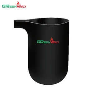 Greenvinci factory wholesale fast thermal conductivity refractory silicon carbide graphite crucible for titling furnace