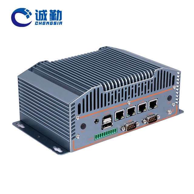 Fanless Mini PC 4*2.5G LAN 6Com 12th Gen N150 N100 N305 N300 1*DDR5 16GB IOT Edge Computing Embedded Industrial Computer Case