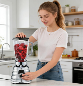 Licuadora <span class=keywords><strong>Oster</strong></span> 2026, Potente Licuadora Eléctrica para Jugos, Repuestos para Licuadora de Cocina, 750W, Multifuncional, Trituradora de Hielo con Molinillo Pequeño - Product Image 1