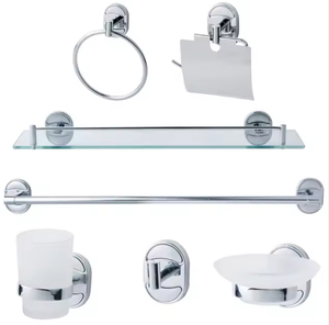 Precio bajo de fábrica, accesorios de baño completos baratos, juego de accesorios de baño de acero inoxidable, 6 piezas - Product Image 1