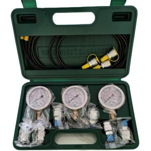 O-ring kiti alüminyum kasa ekskavatör hidrolik yağ basınç göstergesi testi ölçüm kutusu pilot pompa kombinasyonu enstrüman - Product Image 2