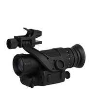 Helm PVS-14 Digital taktis, bersinar patroli terpasang di kepala, pencahayaan IR bawaan dan penglihatan malam untuk berburu E0850