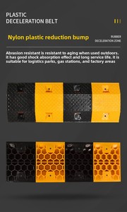 Cao su dày tốc độ vết sưng giao thông đường giảm tốc độ bội kim loại đường đệm Dải giới hạn tốc độ dấu hiệu kiểm soát giao thông sản phẩm - Product Image 4