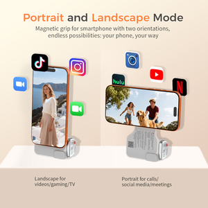Poignée de prise de vue pour appareil photo Android et iPhone avec télécommande de zoom, <span class=keywords><strong>support</strong></span> magnétique pour téléphone, mode de prise de vue par téléphone - Product Image 6