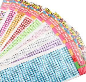 สติกเกอร์อัญมณีติดเอง 504 ชิ้น สติกเกอร์เพชรสำหรับงานฝีมือ สติกเกอร์ประดับเพชร - Product Image 2