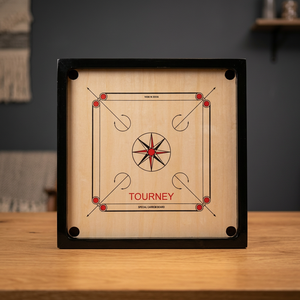 Planche de carrom d'entraînement de jeu d'intérieur sur mesure de taille moyenne en bois jeu de société en bois planche de carrom en bois faite à la main - Product Image 3