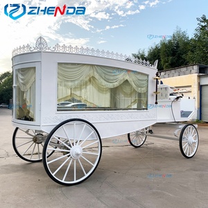 Carroza Fúnebre Eléctrica Blanca de Alta Calidad Zhenda, Suministros Funerarios, Carroza para Ataúdes en Venta - Product Image 3