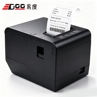 Impresora Térmica de Recibos y Boletos EDOO ED808 de 80 mm con USB/ para Uso en Supermercados y Recepción, Compatible con ESC/POS