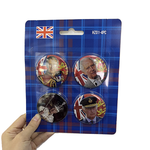 Envío Gratis Regalos Promocionales 58mm Custom Pin Set Forma Redonda Tin Button Badge - Product Image 3