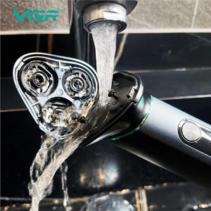 VGR V-310, la <span class=keywords><strong>Mejor</strong></span> <span class=keywords><strong>Recortadora</strong></span> <span class=keywords><strong>de</strong></span> <span class=keywords><strong>Barba</strong></span> Impermeable con Triple Cabezal Rotatorio para Hombre, <span class=keywords><strong>Afeitadora</strong></span> Eléctrica Recargable con Pantalla LED - Product Image 4