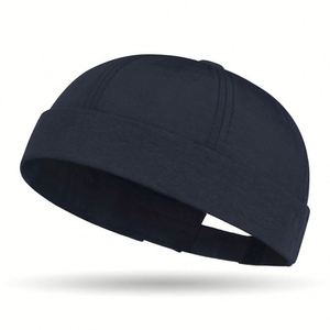Casquette Docker Rétro à Séchage Rapide, Réglable, Sans Visière, Style Marin, Bonnet Unisexe, Cadeau Promotionnel - Product Image 1