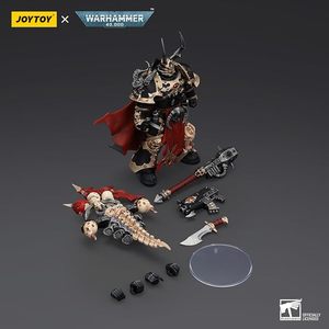 Figura de Acción JOYTOY Warhammer 40K Chaos Space Marines Black Legion Chosen Champion con Bolter y <span class=keywords><strong>Power</strong></span> Maul Escala 1/18 - Product Image 6