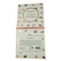 Individuelle Magnetische Lidschatten-Verpackungsbox mit Spiegel, Schwamm-Einlage, Glänzender Laminierung, Umweltfreundliche Starre Box für OEM-Marken