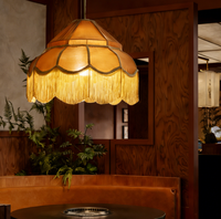 Lustre à pampilles de style vintage français pour restaurant, chambre à coucher, îlot de cuisine, bar, luminaire décoratif