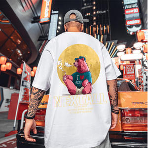 Camisetas Oversize de Buena Calidad al por Mayor, Camisetas de Hip Hop para Hombre, Estilo Urbano 2023 - Product Image 2