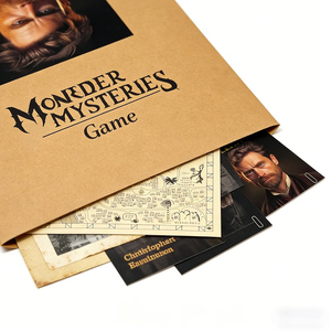 Juego de Mesa de Investigación de Archivos de Casos Sin Resolver con Diseño Personalizado e Impresión a Todo Color, Juego de Misterio de Asesinato para Adultos - Product Image 2