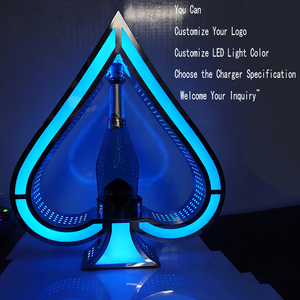 Soporte de exhibición para glorificador de vino recargable, luminoso, para vino, champán, brillante, LED - Product Image 6