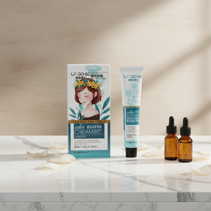 <span class=keywords><strong>Tinta</strong></span> per <span class=keywords><strong>Capelli</strong></span> Semi-Permanente Personalizzata OEM/ODM, Confezione Doppia <span class=keywords><strong>Blu</strong></span> <span class=keywords><strong>Nero</strong></span> Marrone 100ml+100ml, Crema Vegetale Senza Ammoniaca, Copre i <span class=keywords><strong>Capelli</strong></span> Grigi - Product Image 1