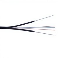 Cable de fibra óptica de 4 núcleos Cable de 5 Km Drop 1 Hilo LSZH 1 Core Ftth Drop Cable G.657